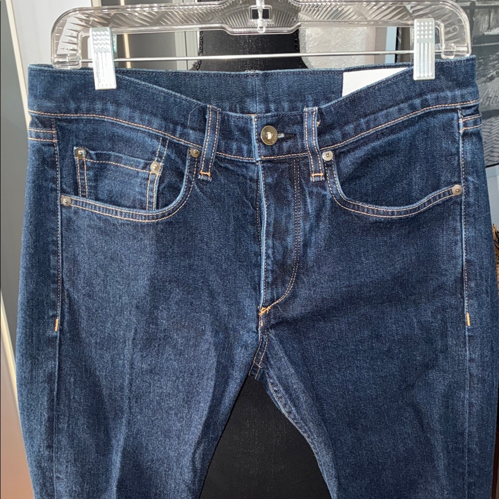 Rag & Bone Deep Indigo Straight Jeans